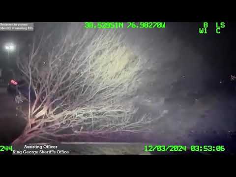 Charles County Fatal Vehicle Collision December 3, 2024 Police Footage