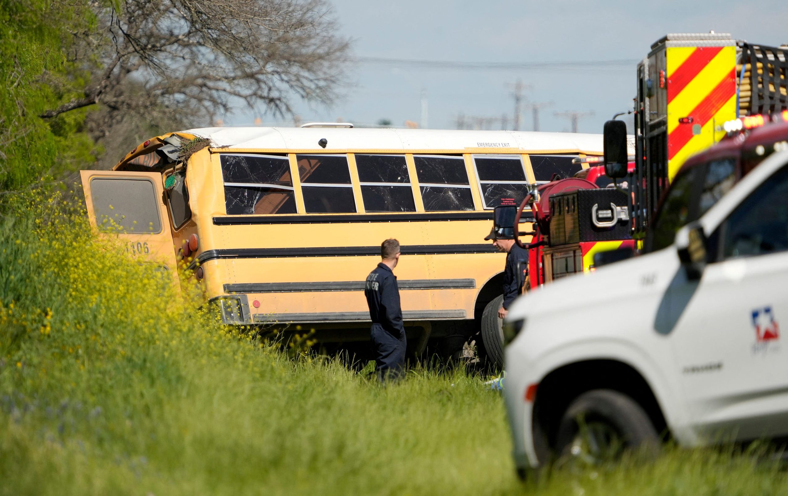 Texas: Fatal Crash Involving School Bus and Cement Truck