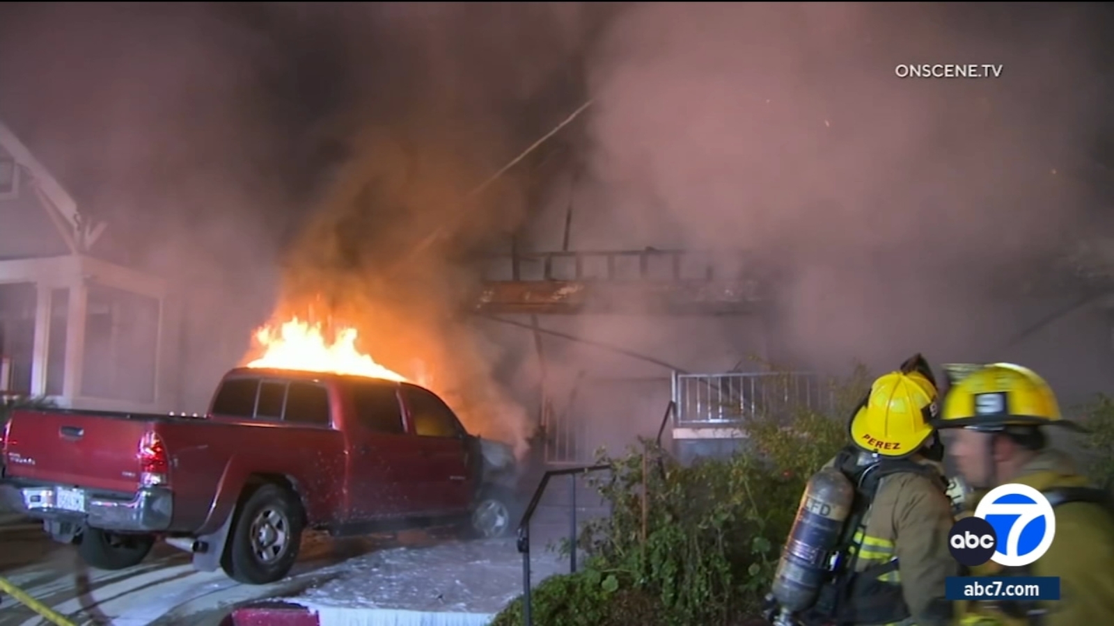 Greater Alarm Fire Engulfs Boyle Heights Apartment Complex