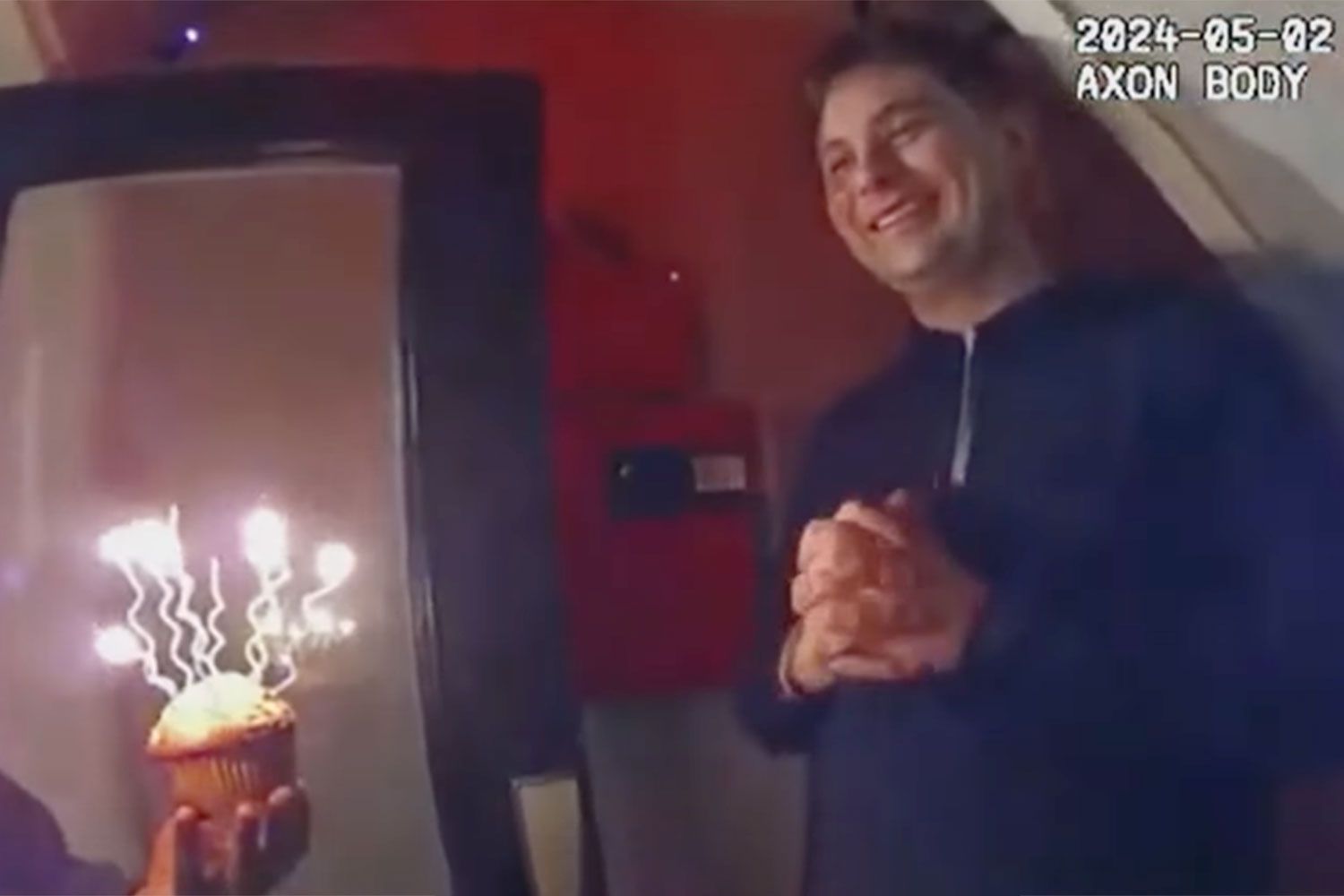 Boston Cops Surprise Resident with Birthday Celebration