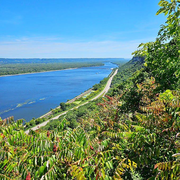 Nature's own IMAX! The Mississippi Valley unfolds like a blockbuster, no 3D glasses required. Photo credit: Shirley G