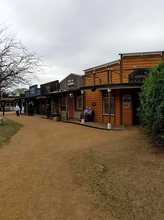 Step back in time on this dusty street. It's like walking through a John Ford film, minus the dramatic music.