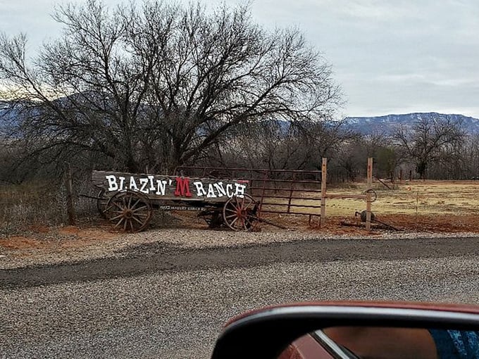 First impressions count, and this weathered wagon sets the stage for your rootin' tootin' adventure ahead.