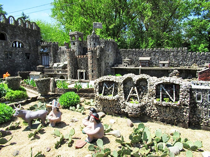 Who says rocks can't dance? These whimsical statues look like they're ready to break into a "Fantasia"-style musical number at any moment.