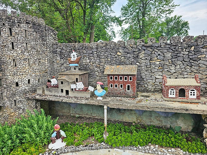 It's a small town after all! These miniature buildings make you feel like you've stumbled into a Rockwell painting – emphasis on "rock."