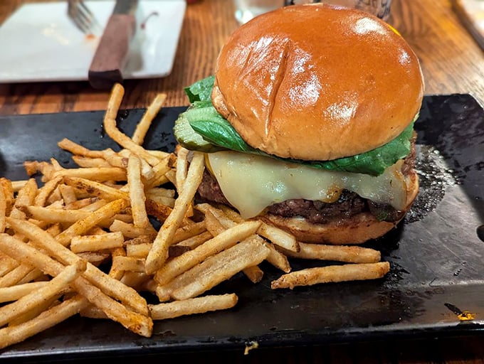 Hold onto your hats! This ain't your average cow patty. It's a tower of temptation that'd make even the toughest cowpoke weak in the knees.