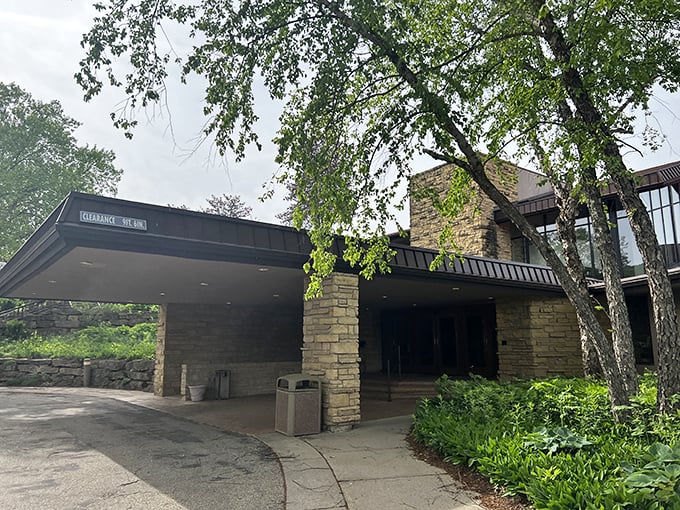 Forget the straight and narrow. This winding road leads to a house that defies gravity, logic, and probably a few building codes.