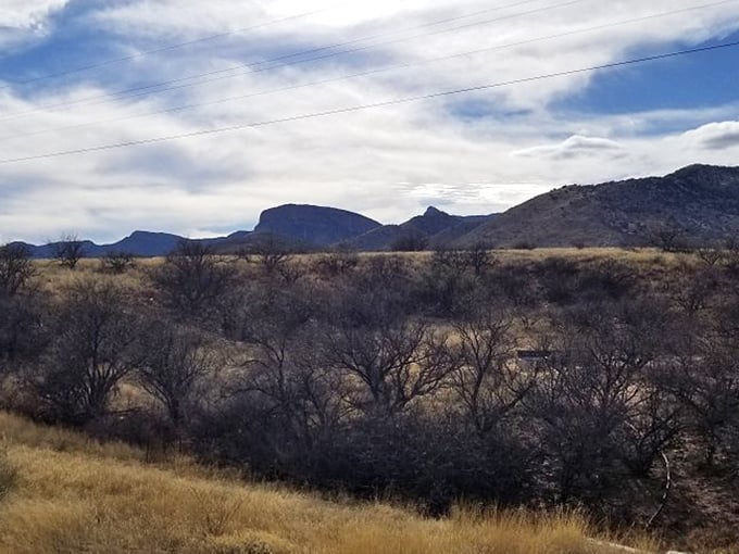 Who needs a green screen when you've got this view? Arizona's dramatic landscape unfolds like a scene from a classic Western.