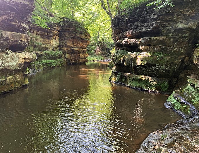 Take the scenic route through this water-carved wonder – it's nature's own lazy river!