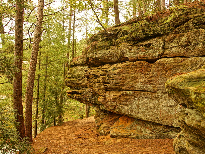 Roll through this boulder-strewn landscape and feel like you're navigating an ancient obstacle course.