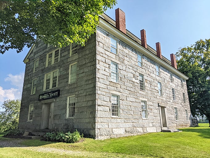 Road trip rule #1: Always stop for castles, especially when they're masquerading as 19th-century dormitories.