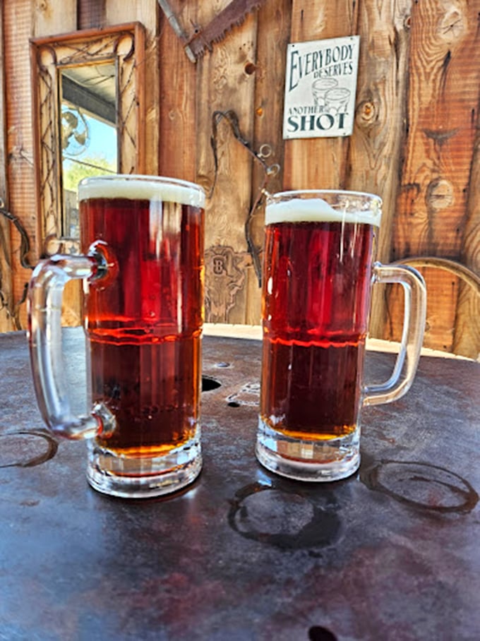 Cheers to the Wild West! These frosty mugs of amber goodness are the perfect way to wash down a day of cowboy shenanigans.