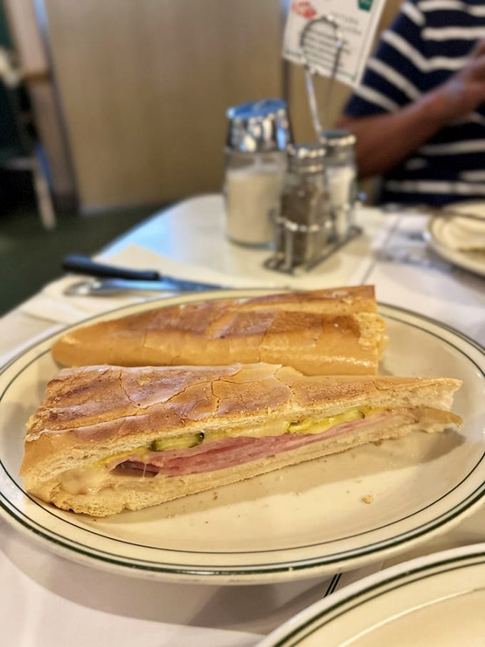 The king of sandwiches has arrived! Versailles' Cuban sandwich is a masterpiece that would make even the Mona Lisa jealous.