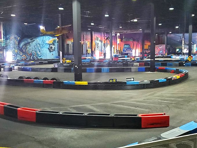 Buckle up, speed demons! This go-kart track is where rubber meets road and inner Mario Karts come alive.