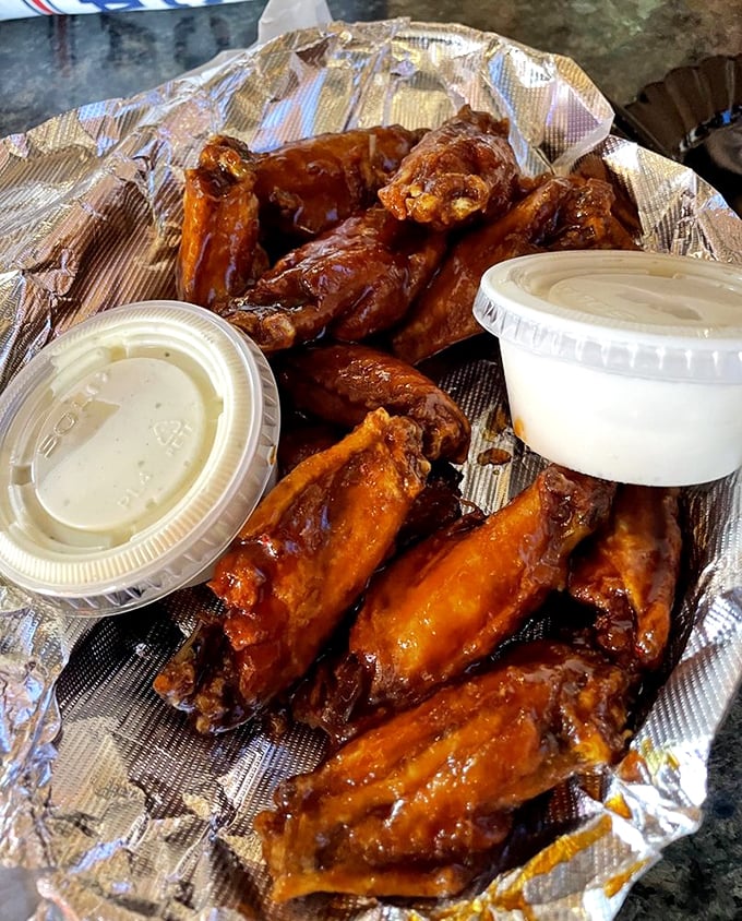 Wings so saucy, they'd make Buffalo blush. These crispy delights are ready for their close-up – and your taste buds.