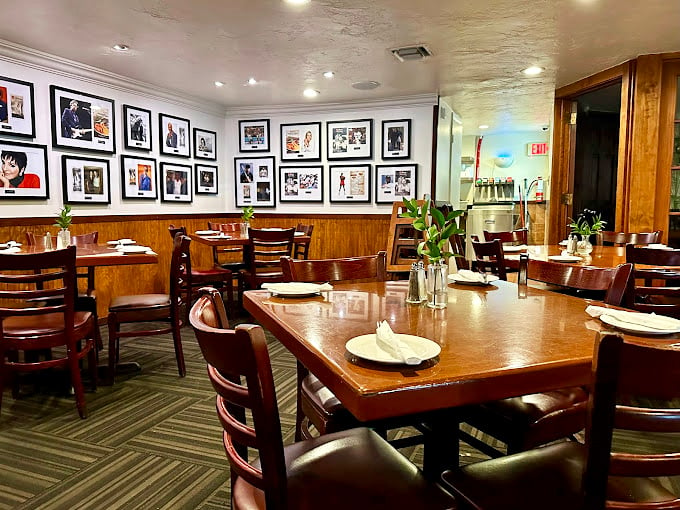 Wall-to-wall memories and mouthwatering moments. This decor is a feast for the eyes that'll have you planning your next visit before the check arrives.