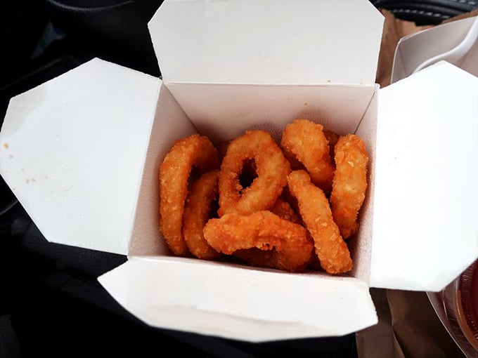 Rings of joy! These crispy calamari bites are so good, you'll want to propose to the fryer that made them.