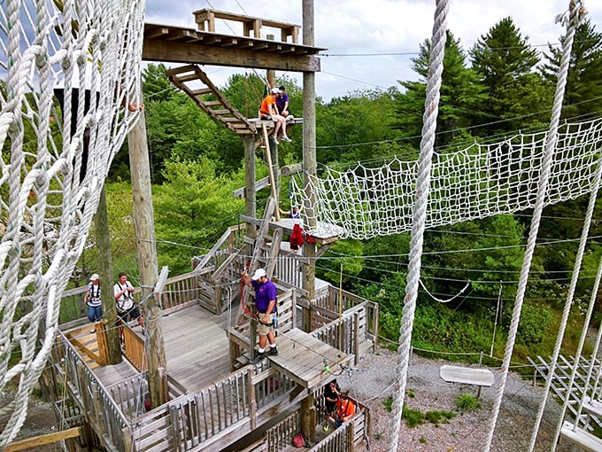 Who needs an elevator when you've got a vertical playground? These climbers are taking social distancing to new heights – literally!