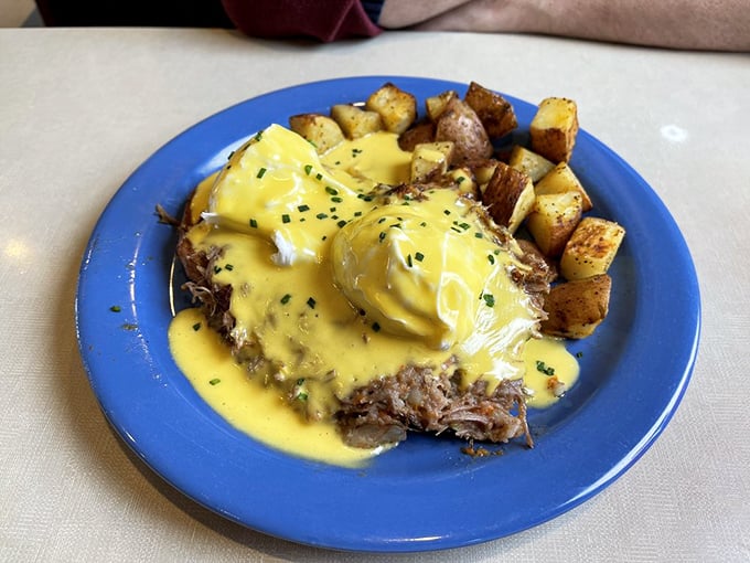 Irish Benedict: Where eggs meet their match in a culinary tango that would make River Dance proud.