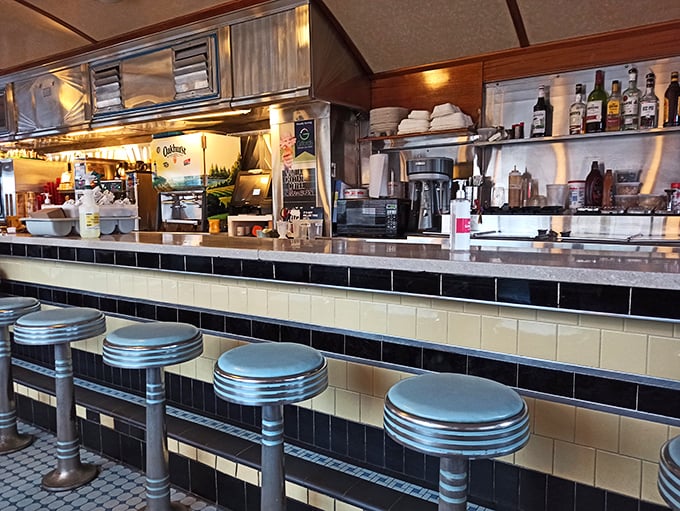 Pull up a stool and prepare for a front-row seat to culinary magic. This counter is where diner dreams come true.