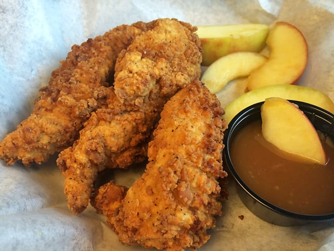 Clucking fantastic! These golden-brown chicken strips are crispier than a fresh dollar bill and juicier than the latest Hollywood gossip.