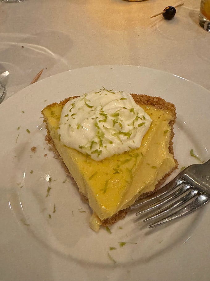 Key lime pie that'll make you forget you're in Minnesota! This slice of sunshine is the perfect finale to a meaty feast.