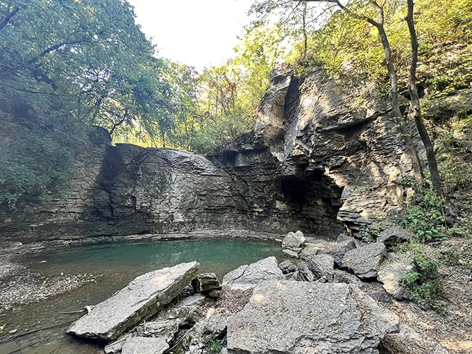 Rock-solid evidence that Ohio's got some hidden gems. These geological layers are like nature's lasagna!