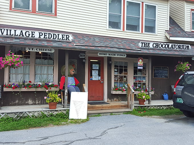 Chocolate central! This quaint storefront is where small-town charm meets big-time flavor. It's the sweetest spot in Vermont – literally and figuratively!