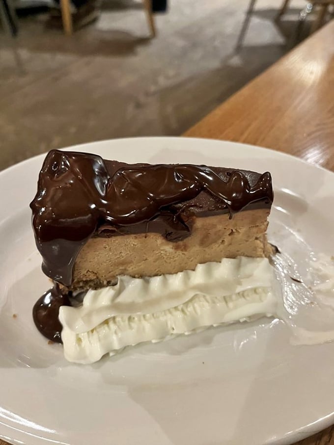 Chocolate meets cheesecake in a dessert liaison. It's the sweet ending every meal deserves.