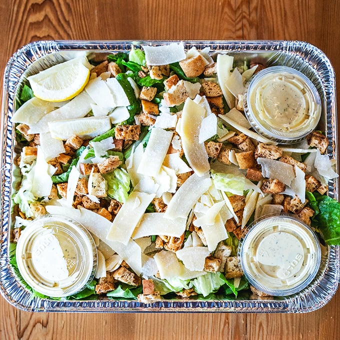 Caesar salad, you've come a long way, baby! This isn't your grandma's side dish - it's a flavor-packed meal that might just steal the spotlight from the pizza.