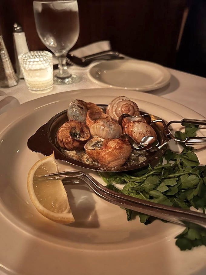 Escargot that'll make you say "Ooh la la!" These buttery morsels are anything but garden variety.