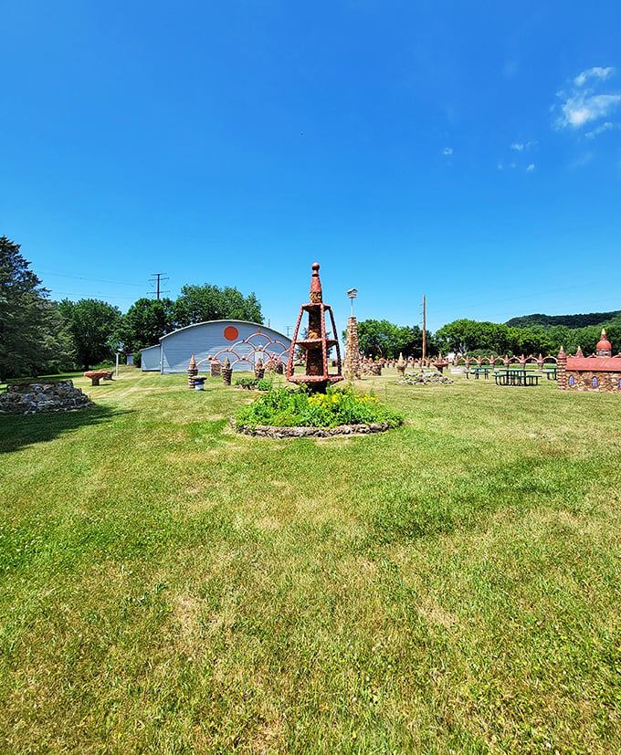 Imagine if Dr. Seuss and Gaudí collaborated on a garden. Welcome to Prairie Moon, where whimsy meets Wisconsin!