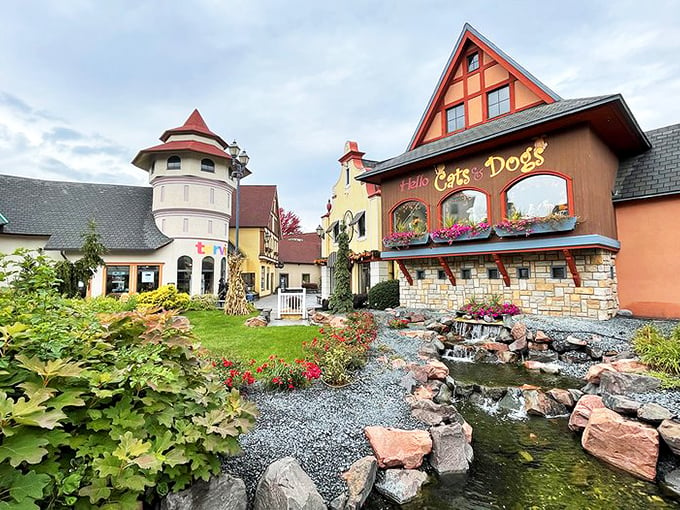 Frankenmuth: A slice of Bavaria in the Midwest! This whimsical town center looks like it popped straight out of a Brothers Grimm fairy tale.