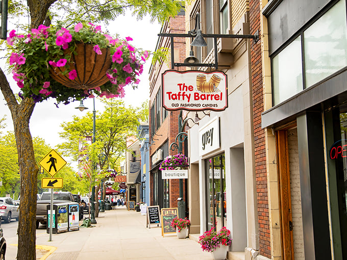 Charlevoix's waterfront: A perfect blend of small-town charm and lakeside luxury. It's like a Norman Rockwell painting with better Wi-Fi.