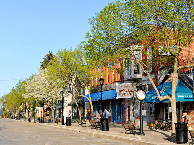 Lexington: Where Lake Huron meets small-town charm. This harbor view is more soothing than a warm bath after a long day.