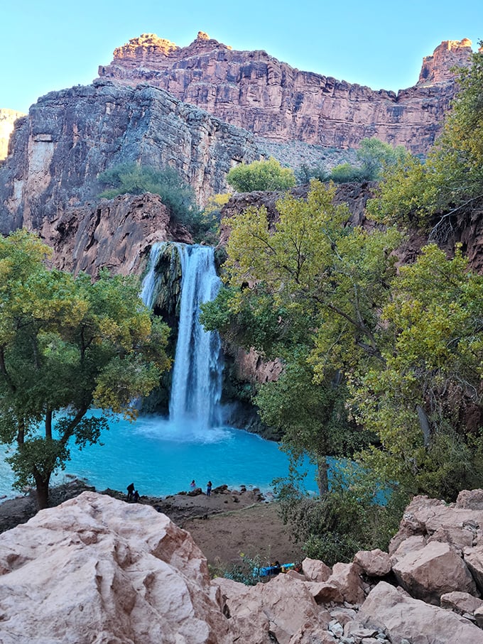 Turquoise dreams come true! Havasu Falls is Mother Nature's ultimate pool party.