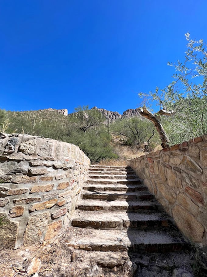 Stairway to heaven? Nah, just Seven Falls – Arizona's natural water park.