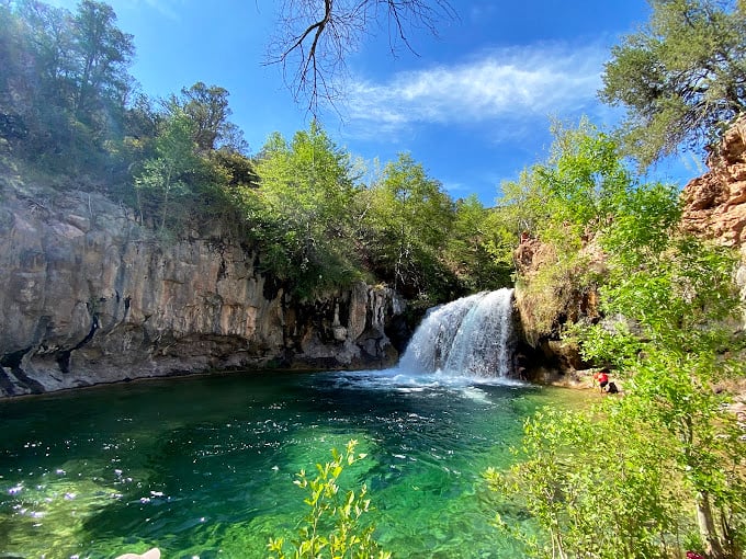 Who needs a time machine? Fossil Creek Falls takes you back to a prehistoric paradise.