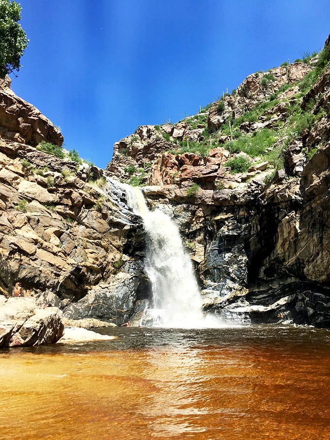 Hidden canyon, stunning falls – Tanque Verde is Tucson's surprise splash zone.