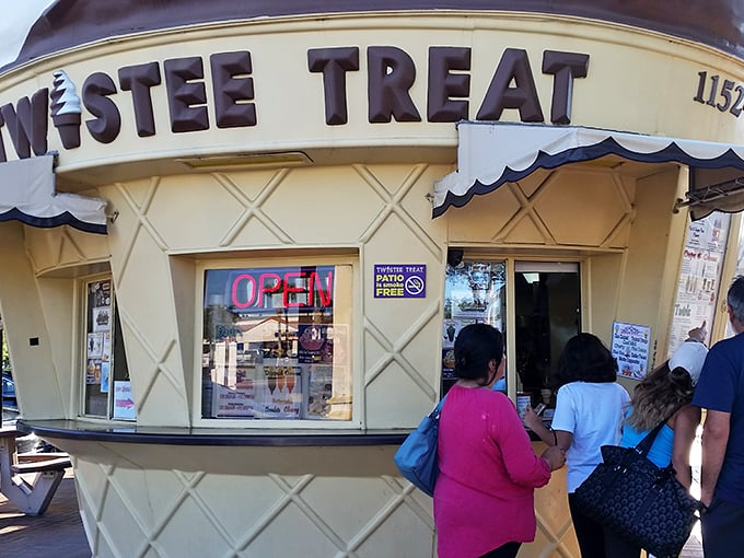 Twistee Treat: Where ice cream dreams come true. It's like Disneyland for your taste buds, minus the long lines and costumed characters.