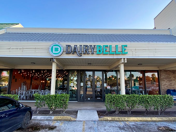 Dairy Belle: Proof that good things come in unassuming packages. This modest facade hides a wonderland of creamy delights.