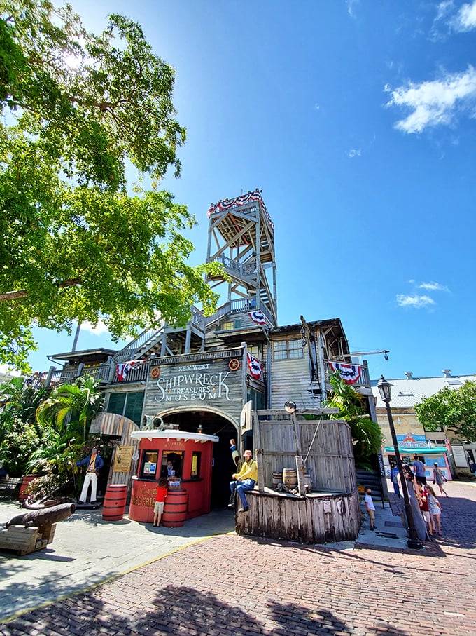 Climb aboard history! This museum's tower offers views that would make even the most seasoned pirate say "Shiver me timbers!"