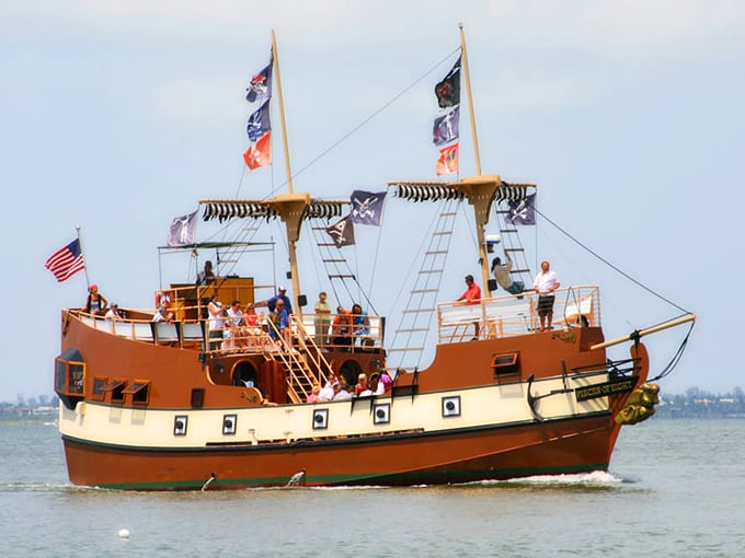 Sail the high seas (well, Estero Bay) on this swashbuckling adventure. No pegleg required, but eyepatches encouraged!