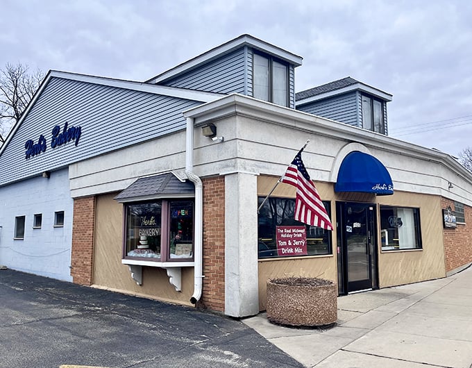 Don't let the modest exterior fool you – Herb's is hiding a party of flavors behind that American flag!