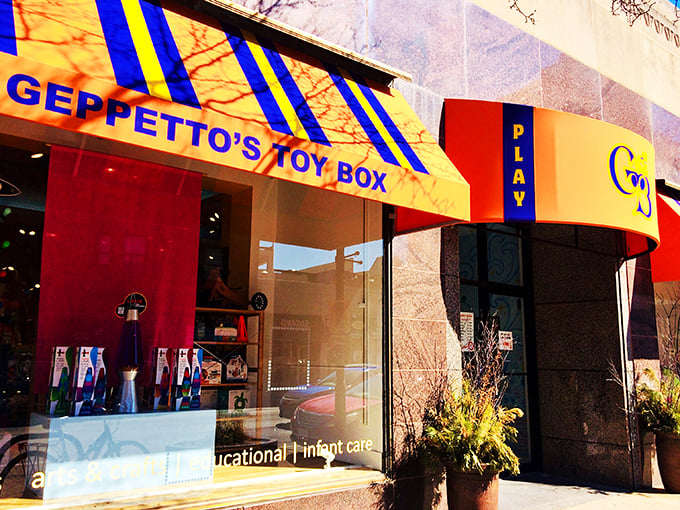 No strings attached – this charming storefront is the real deal for toy lovers of all ages.