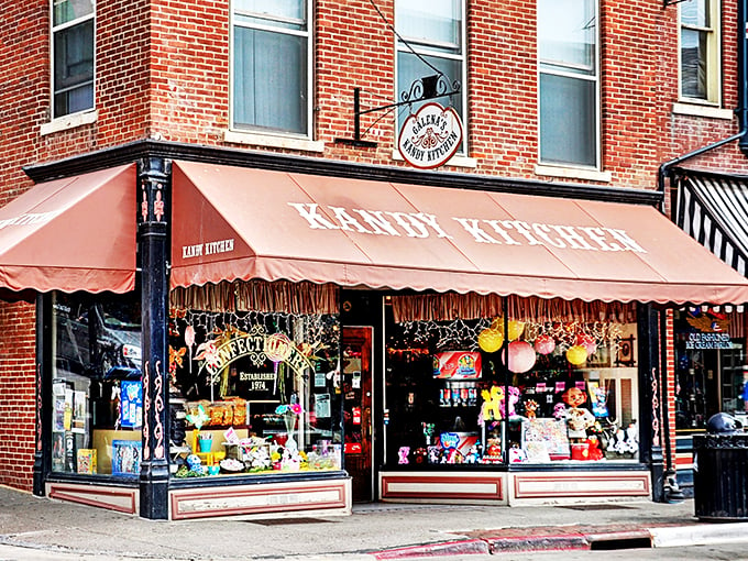 Sweet surprise! This candy haven moonlights as a sandwich spot. It's like Willy Wonka opened a deli – pure magic!