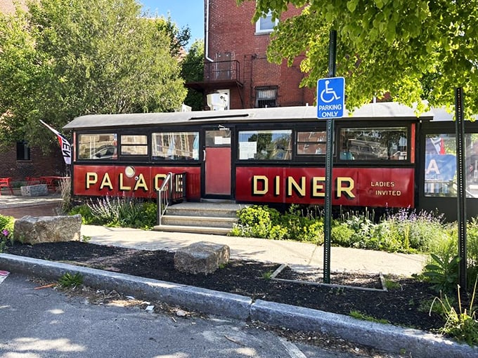 Compact quarters, expansive flavors! The Palace Diner proves good things come in small, shiny packages.