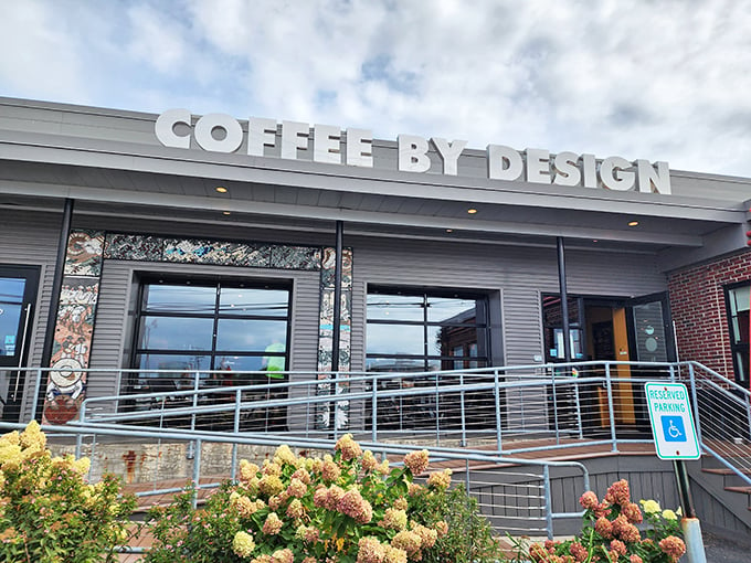 Accessibility meets artistry. Ramp up your day with a perfectly crafted cup from this welcoming spot.