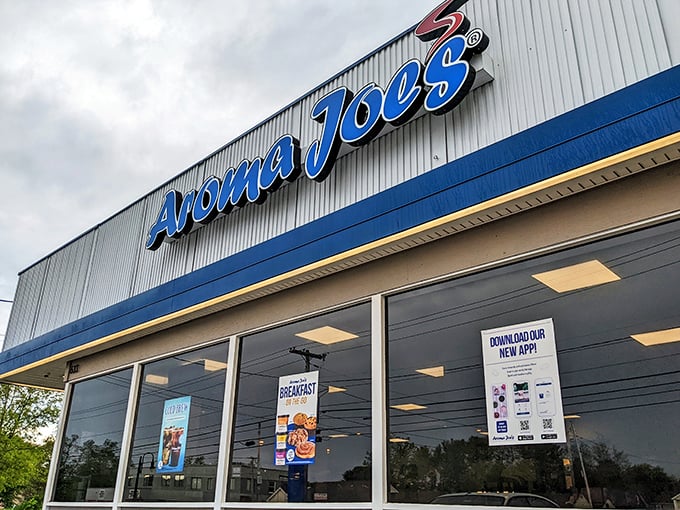 Joe on the go! This drive-thru delight proves great coffee doesn't have to slow you down.