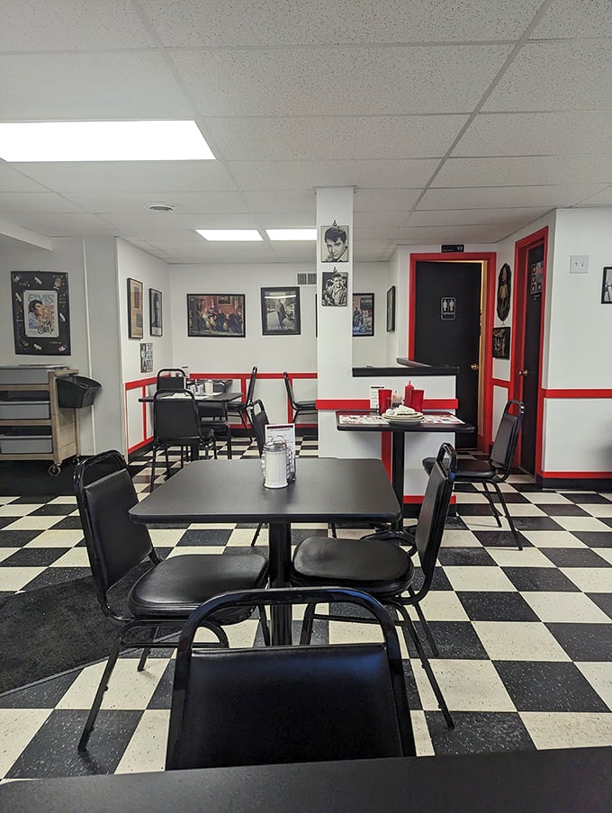 Black and white tiles, vintage decor, and comfort food that'll make you want to do the twist. Shirley's is a '50s dream come true!